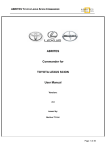 Toyota Lexus Scion User Manual