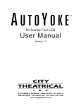 User Manual - City Theatrical