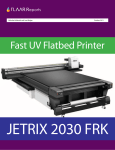 Fast UV Flatbed Printer