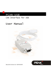 PCAN-USB - User Manual