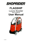 Shoprider Flagship User Manual
