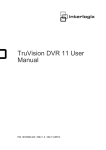 TruVision DVR 11 User Manual