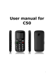 User manual for C50