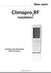Climapro2 RF - Without Receiver - Glow-worm
