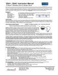 SSA1 / SSA2 Instruction Manual - Z-Wave