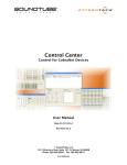 + Control Center Manual
