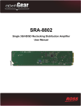 SRA-8802 User Manual