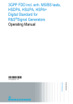 3GPP FDD incl. enh. MS/BS tests, HSDPA, HSUPA, HSPA+