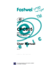 CPC805 User Manual v.001 E Pre