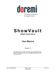 ShowVault User Manual