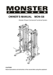 MON-G6 Assembly Manual - Australian Fitness Supplies