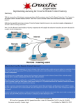 Implementing and using the CrossTec Remote Control Gateway