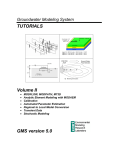 TUTORIALS Volume II GMS version 5.0