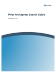 Prior Art Express Search Guide - The IP.com Prior Art Database