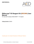 RNAscope® VS Reagent Kit (BROWN) User Manual