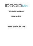 iDroid Mini User Guide / Manual