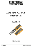AUTO-SCAN Pen R/C/D Meter for SMD AX-507B