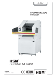 Powerline FA 500.3 - HSM GmbH + Co. KG