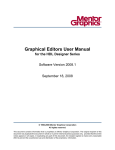Graphical Editors User Manual