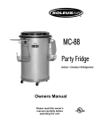 MC-88 Party Fridge Manual (lettersize)