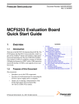 MCF5253 Evaluation Board Quick Start Guide