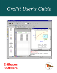 GraFit version 4 - Erithacus Software