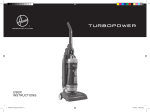 Hoover Turbo Power Upright Vacuum Cleaner