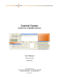 Attero Tech Control Center User Manual - AV-iQ
