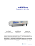 350 Manual - Lake Shore Cryotronics, Inc.