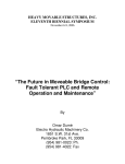 “The Future in Moveable Bridge Control: Fault Tolerant PLC and