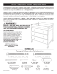 Porter 3-Drawer Changer Dresser (10.18.12) M8555