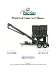 2 Pack Seed Tender User`s Manual - Par
