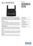 Epson TM-P20 Series - ScanSource POS and Barcode