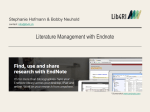 Literature Management with Endnote
