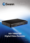4ch 1080p SDI Digital Video Recorder