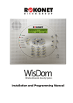 Installation and Programming Manual