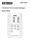 12-Channel Thermocouple Datalogger Model TM500