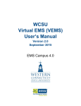 VEMS User`s Manual - Western Connecticut State University
