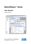 BatchMaker® Suite User Manual
