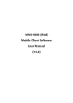 iVMS-4500 (iPad) Mobile Client Software User Manual (V3.0)