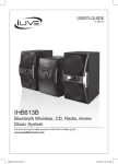 Manual for Home Music System with Bluetooth