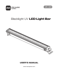 Blacklight UV LED Light Bar
