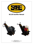 SC12E Scarifier Manual