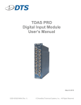 TDAS PRO DIM User`s Manual (12000-00020