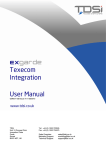 EXgarde Texecom Integration User Manual