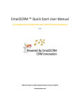 Data2CRM User Manual