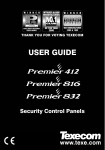 Texecom Premier 412 816 832 User Guide