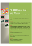 PCI-1002 Series Card User Manual