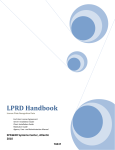LPRD Handbook