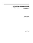 pyrocore Documentation Release 0.4.3 pyroscope